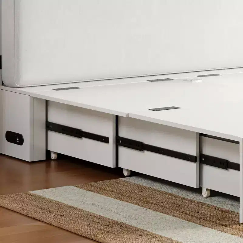 Letto a scomparsa/a ribalta con contenitore, modello Full/Queen, SENZA MATERASSO