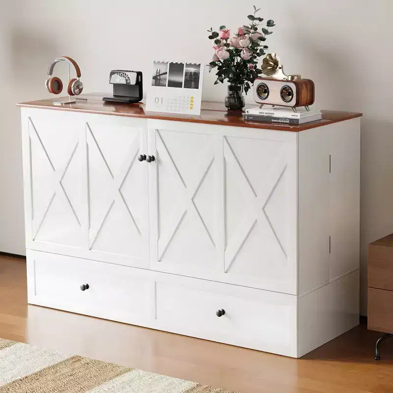 Letto a scomparsa/a ribalta con contenitore, modello Full/Queen, SENZA MATERASSO
