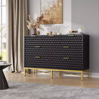Dresser for Bedroom, 7 Drawer Wooden Dresser w/Deep Drawers & Wide Top, Modern Storage Dressers & Chests of Drawers for Hallway, Entryway
