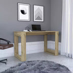 GDFStudio Aurora Industrial Wooden Writing Computer Desk
