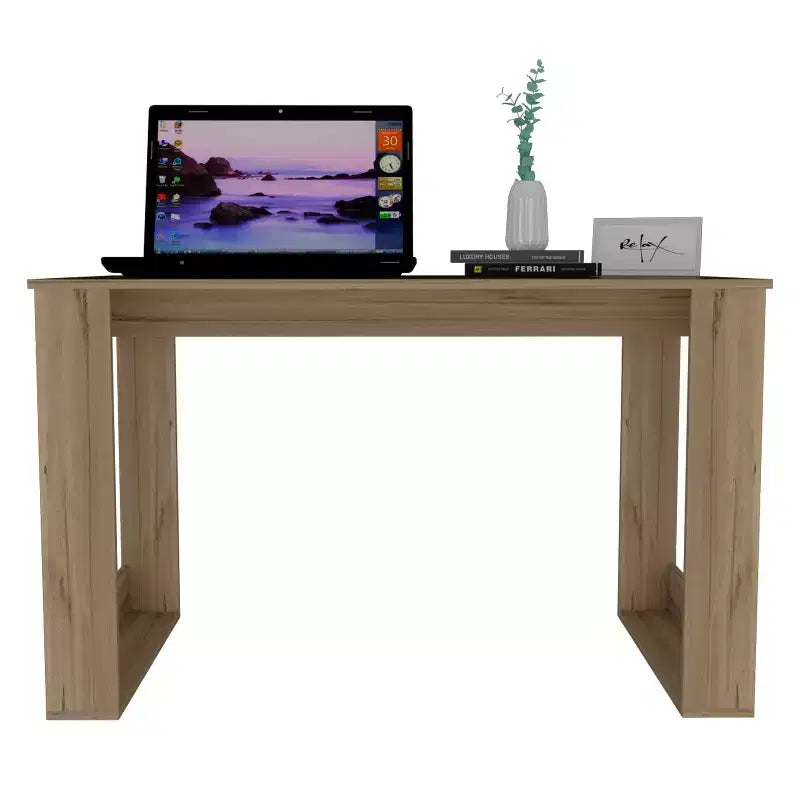 Scrivania da computer in legno industriale Aurora