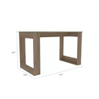 Scrivania da computer in legno industriale Aurora
