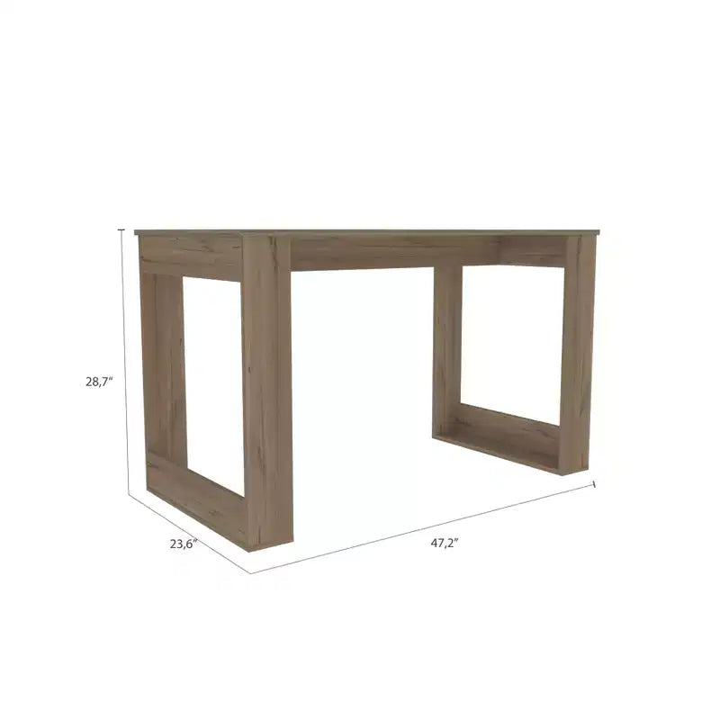 Scrivania da computer in legno industriale Aurora