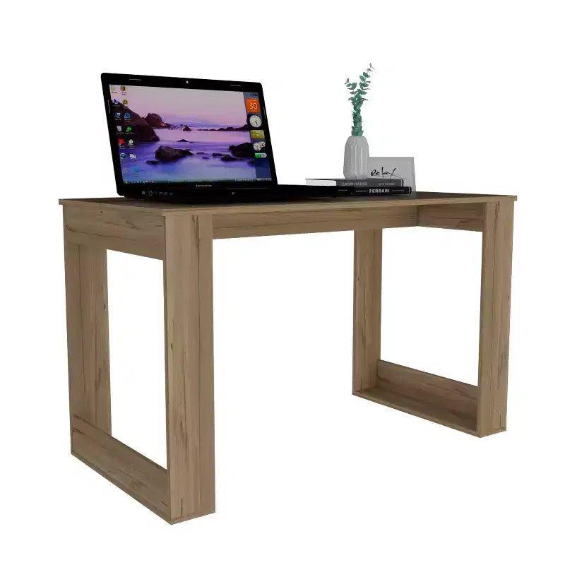 Scrivania da computer in legno industriale Aurora