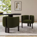 Sedie da pranzo moderne ed eleganti per cucina e sala da pranzo, sedia da pranzo piccola imbottita in Bouclé