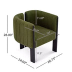 Sedie da pranzo moderne ed eleganti per cucina e sala da pranzo, sedia da pranzo piccola imbottita in Bouclé