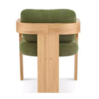 Sedie da pranzo moderne ed eleganti per cucina e sala da pranzo, sedia da pranzo piccola imbottita in Bouclé