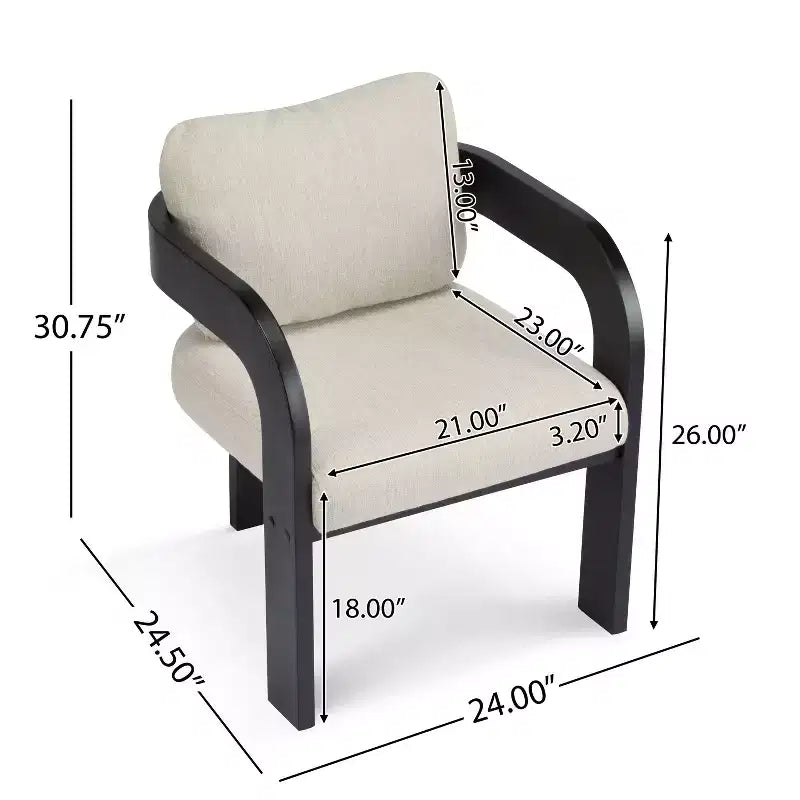 Sedie da pranzo moderne ed eleganti per cucina e sala da pranzo, sedia da pranzo piccola imbottita in Bouclé