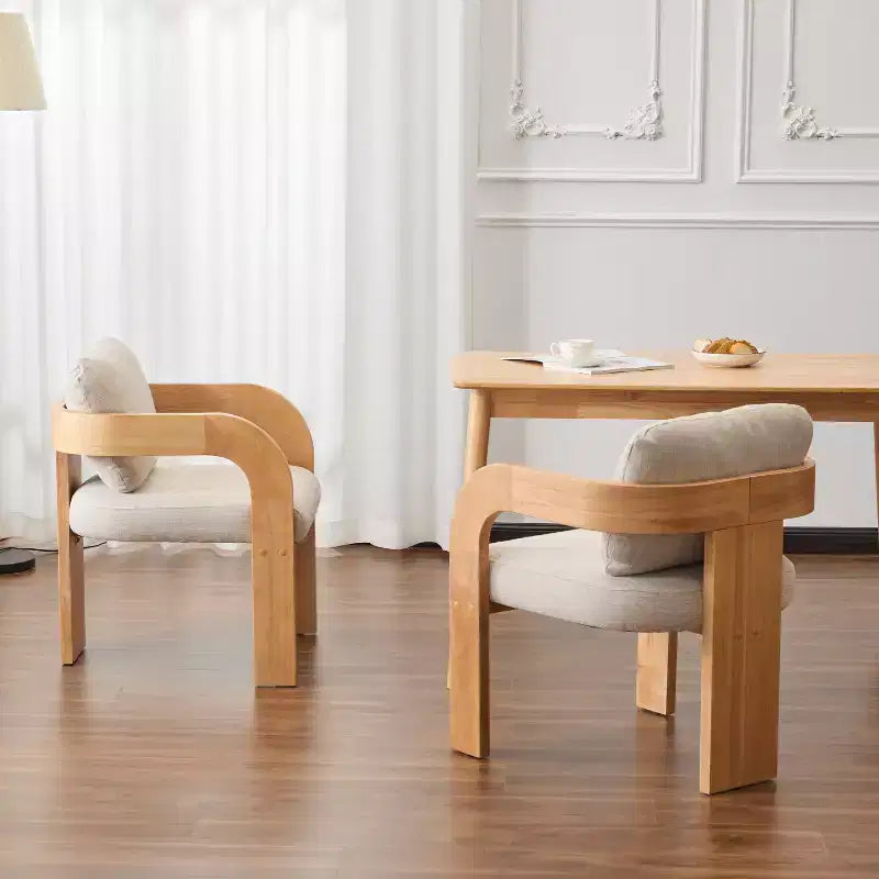 Sedie da pranzo moderne ed eleganti per cucina e sala da pranzo, sedia da pranzo piccola imbottita in Bouclé