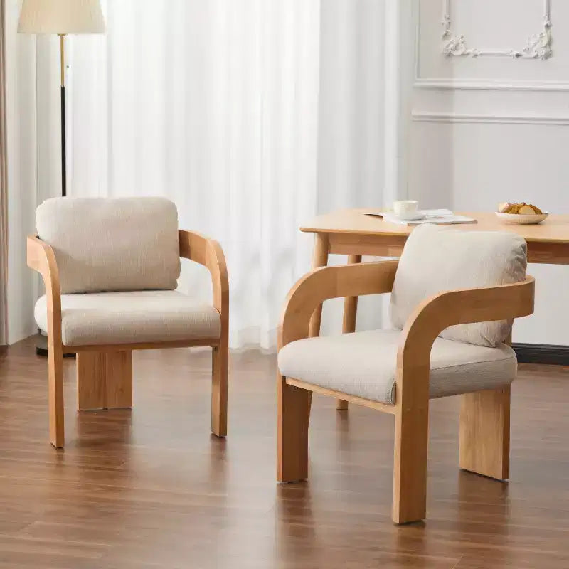 Sedie da pranzo moderne ed eleganti per cucina e sala da pranzo, sedia da pranzo piccola imbottita in Bouclé