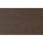 Libreria industriale a ripiani aperti, in legno massello e metallo, di 168 x 76 cm, rettangolare, stile moderno di metà secolo, color noce