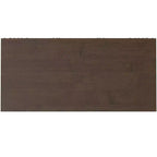 Libreria industriale a ripiani aperti, in legno massello e metallo, di 168 x 76 cm, rettangolare, stile moderno di metà secolo, color noce