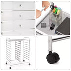 Carrello portaoggetti mobile a 20 cassetti Arcobaleno/Nero/Trasparente/Grigio + Beige + Giallo/Multicolore/Macaron/Sfumatura Rosa/Grigio/Rosa shocking/Arancione/Viola/Bianco