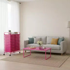 Carrello portaoggetti mobile a 20 cassetti Arcobaleno/Nero/Trasparente/Grigio + Beige + Giallo/Multicolore/Macaron/Sfumatura Rosa/Grigio/Rosa shocking/Arancione/Viola/Bianco