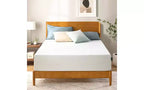 Materasso in Memory Foam al Tè Verde, Queen Size da 10 Pollici, Senza Fibra di Vetro, Sostegno Medio-Rigido, Sollievo dalla Pressione Zonato, Schiume e Tessuto Certificati Sicuri.