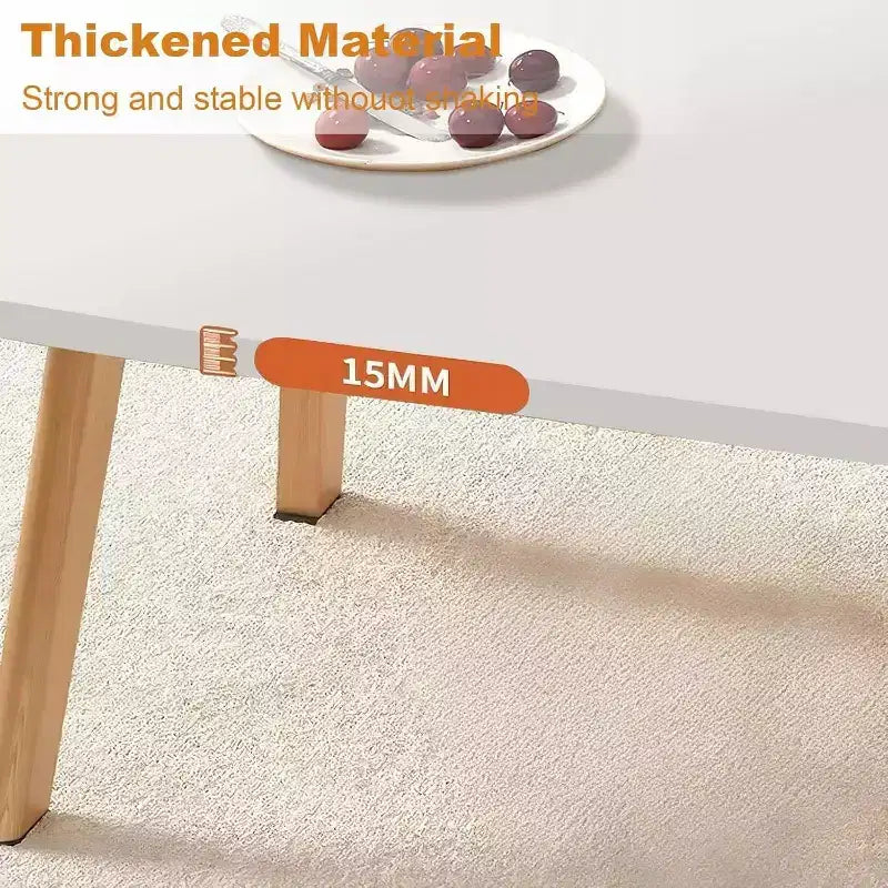 Tavolino Pieghevole in Legno, Tavolo Pieghevole per Laptop da 100 cm, Tavolino Basso per Piccoli Spazi da Usare Seduti a Terra per Soggiorno, Camera da Letto, Ufficio